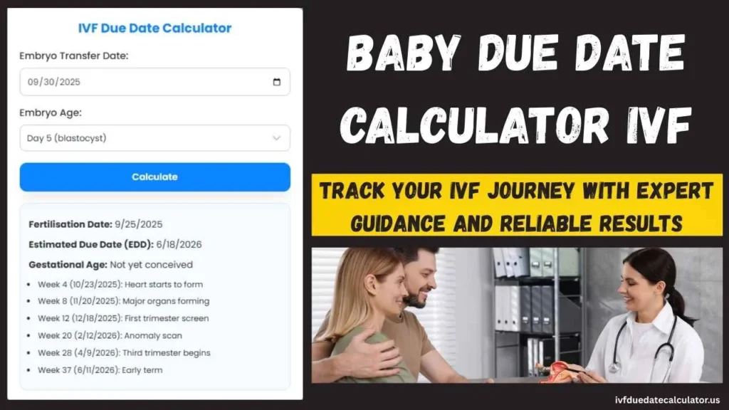 baby due date calculator ivf