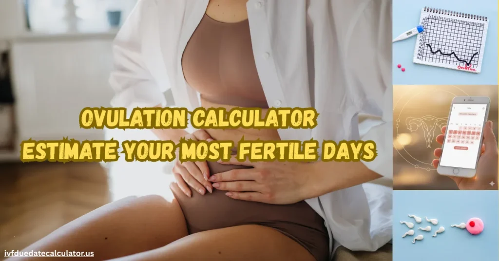 Ovulation calculator to estimate your most fertile days – increase chances of conception