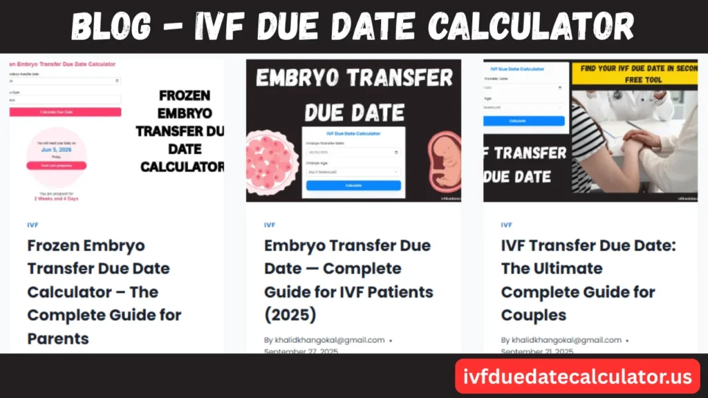 IVF Blog – Fertility tips and IVF journey insights