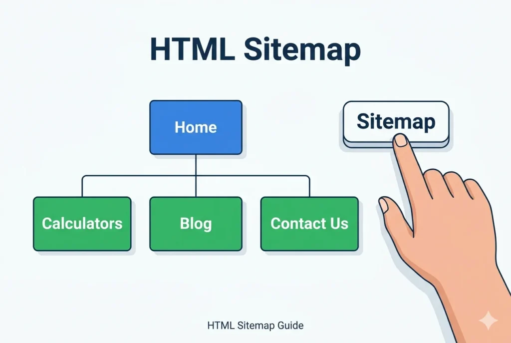 What is an HTML sitemap – visual guide for website structure