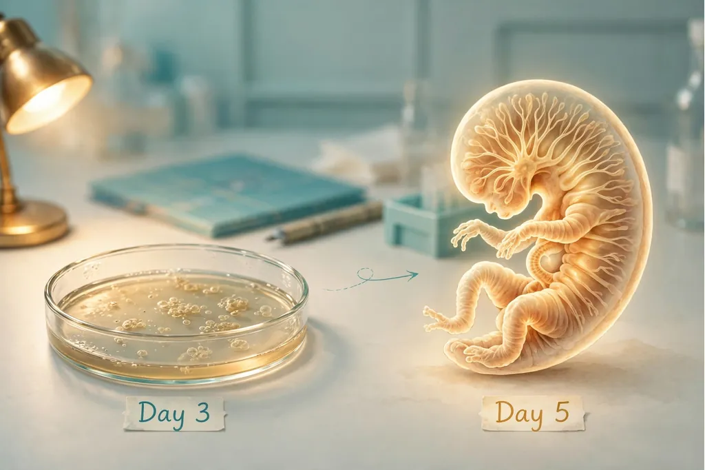 day 3 vs day 5 embryo transfer comparison - cleavage vs blastocyst