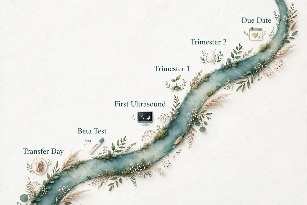 due date after ivf transfer timeline - beta test ultrasound trimesters