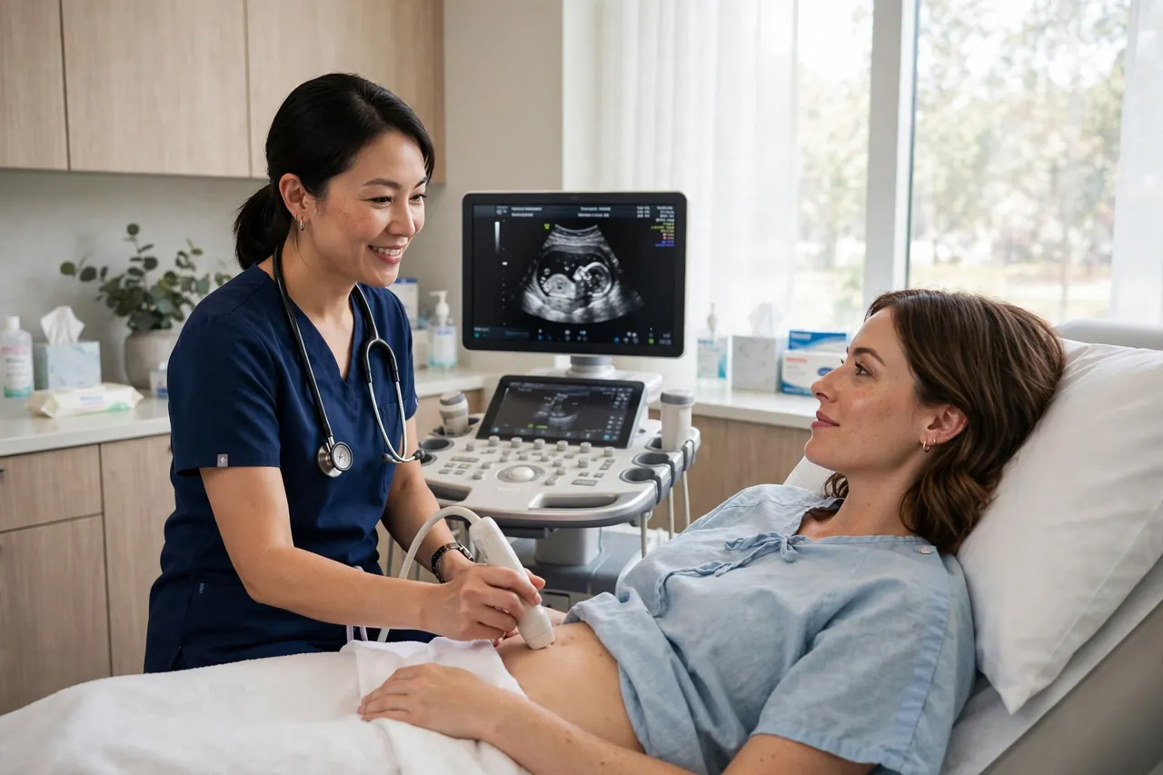 IVF calendar: ultrasound monitoring appointment during the ovarian stimulation phase