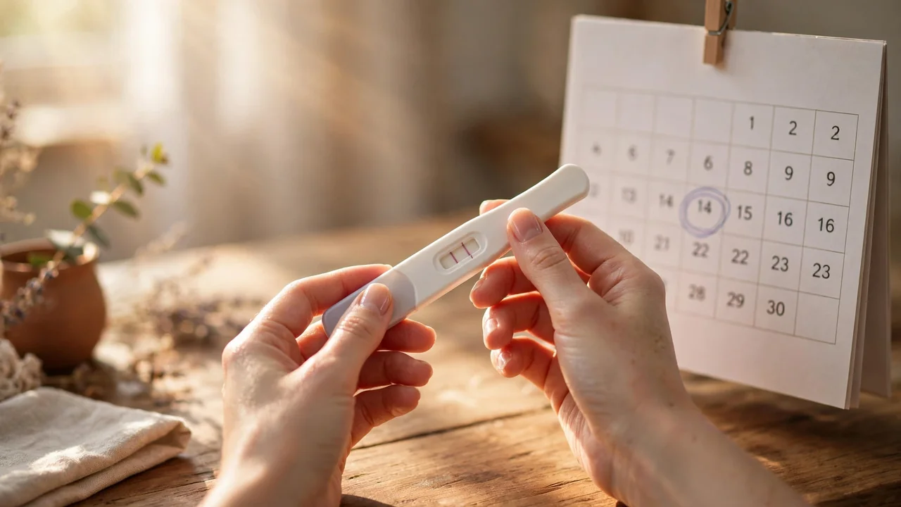 Pregnancy test day at the end of the two week wait IVF day-by-day timeline